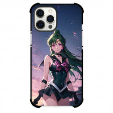 Sailor Moon Pluto Phone Case For iPhone Samsung Galaxy Pixel OnePlus Vivo Xiaomi Asus Sony Motorola Nokia - Sailor Pluto Looks Cute with Green Long Hairs