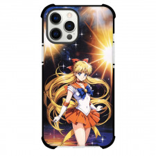 Sailor Moon Venus Phone Case For iPhone Samsung Galaxy Pixel OnePlus Vivo Xiaomi Asus Sony Motorola Nokia - Venus Cute in Mini Dress with Long Hairs Art
