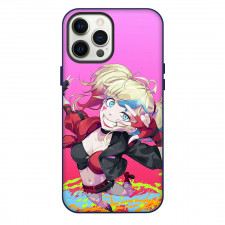 Suicide Squad Isekai Harley Quinn Phone Case For iPhone Samsung Galaxy Pixel OnePlus Vivo Xiaomi Asus Sony Motorola Nokia - Harley Quinn Happy Face Colorful Illustration On Pink Background