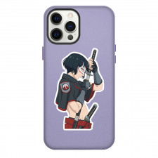 Suicide Squad Isekai Katana Phone Case For iPhone Samsung Galaxy Pixel OnePlus Vivo Xiaomi Asus Sony Motorola Nokia - Katana Holding Samurai Side Sticker