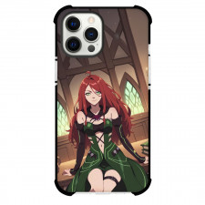 Suicide Squad Isekai June Moone Phone Case For iPhone Samsung Galaxy Pixel OnePlus Vivo Xiaomi Asus Sony Motorola Nokia - June Moone Sitting On Table Anime Illustration Art