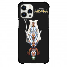 Star Wars Ahsoka Phone Case For iPhone Samsung Galaxy Pixel OnePlus Vivo Xiaomi Asus Sony Motorola Nokia - Ahsoka Tano Growing Up On Black Background