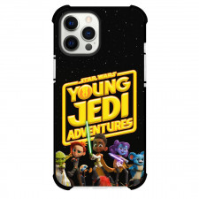 Star Wars Young Jedi Adventures Phone Case For iPhone And Samsung Galaxy - Star Wars Young Jedi Adventures 2023 Poster Black Background