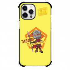 Star Wars Young Jedi Adventures Taborr Phone Case For iPhone And Samsung Galaxy - Taborr Here Comes Trouble Poster Yellow Background