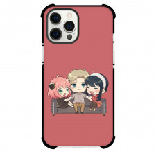 Spy X Family Phone Case For iPhone Samsung Galaxy Pixel OnePlus Vivo Xiaomi Asus Sony Motorola Nokia - Spy X Family Anya Loid And Yor Forger Sitting On Sofa Poster