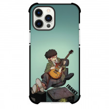 Spy X Family Franky Franklin Phone Case For iPhone Samsung Galaxy Pixel OnePlus Vivo Xiaomi Asus Sony Motorola Nokia - Franky Franklin Playing Guitar On A Chair Green Background