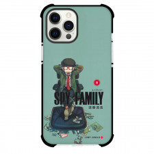 Spy X Family Franky Franklin Phone Case For iPhone Samsung Galaxy Pixel OnePlus Vivo Xiaomi Asus Sony Motorola Nokia - Franky Franklin Sitting On The Chair Green Background