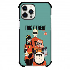 Spy X Family Phone Case For iPhone Samsung Galaxy Pixel OnePlus Vivo Xiaomi Asus Sony Motorola Nokia - Spy X Family Wear The Incredibles Costume Green Background