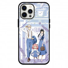 Spy X Family Phone Case For iPhone Samsung Galaxy Pixel OnePlus Vivo Xiaomi Asus Sony Motorola Nokia - Spy X Family Loid Yor And Anya Wear Blue Dress Poster