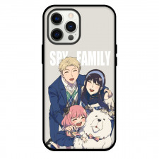 Spy X Family Phone Case For iPhone Samsung Galaxy Pixel OnePlus Vivo Xiaomi Asus Sony Motorola Nokia - Spy X Family Member Portrait On Gray Background