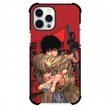 Sakamoto Days Yoichi Nagumo Phone Case For iPhone Samsung Galaxy Pixel OnePlus Vivo Xiaomi Asus Sony Motorola Nokia - Yoichi Nagumo Holding Dice On Red Background