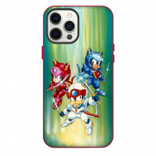 Samurai Pizza Cats Phone Case For iPhone Samsung Galaxy Pixel OnePlus Vivo Xiaomi Asus Sony Motorola Nokia - Samurai Pizza Cats Speedy Polly And Guido Holding Swords Poster