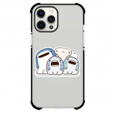 Samezu Shark Phone Case For iPhone Samsung Galaxy Pixel OnePlus Vivo Xiaomi Asus Sony Motorola Nokia - Samezu Shark Characters Front Pose White Background