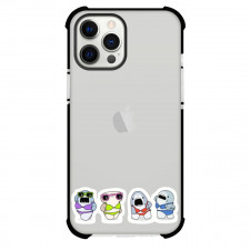 Samezu Shark Phone Case For iPhone Samsung Galaxy Pixel OnePlus Vivo Xiaomi Asus Sony Motorola Nokia - Samezu Shark Characters Sticker Art White Background