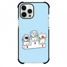 Samezu Shark Phone Case For iPhone Samsung Galaxy Pixel OnePlus Vivo Xiaomi Asus Sony Motorola Nokia - Samezu Shark Characters Competition Winners Blue Background