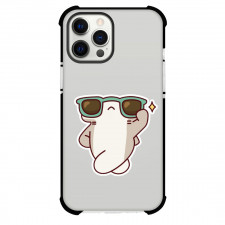 Samezu Shark Phone Case For iPhone Samsung Galaxy Pixel OnePlus Vivo Xiaomi Asus Sony Motorola Nokia - Samezu Shark Hammer Wearing Glasses Sticker Art