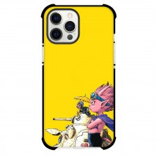 Sand Land Case For iPhone Samsung Galaxy Pixel OnePlus Vivo Xiaomi Asus Sony Motorola Nokia - Characters Fierce In Yellow Background