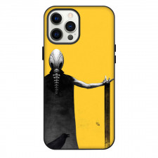 The Sandman Dream Phone Case For iPhone Samsung Galaxy Pixel OnePlus Vivo Xiaomi Asus Sony Motorola Nokia - The Sandman Dream And Raven Grayscale Art On Yellow Background