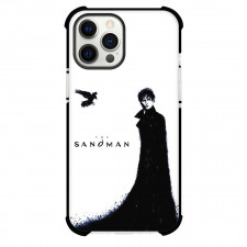 The Sandman Dream Phone Case For iPhone Samsung Galaxy Pixel OnePlus Vivo Xiaomi Asus Sony Motorola Nokia - The Sandman Dream Standing With Raven Black And White Sketch Art Poster