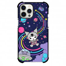 Sanrio Kuromi Phone Case For iPhone Samsung Galaxy Pixel OnePlus Vivo Xiaomi Asus Sony Motorola Nokia - Kuromi Astronaut In Colorful Outer Space Poster