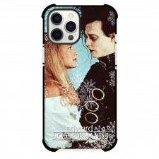 Edward Scissorhands Phone Case For iPhone Samsung Galaxy Pixel OnePlus Vivo Xiaomi Asus Sony Motorola Nokia - Edward Scissorhands And Kim Side Portrait Looking