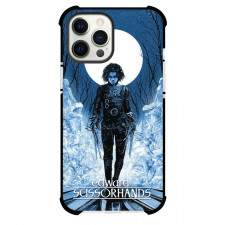 Edward Scissorhands Phone Case For iPhone Samsung Galaxy Pixel OnePlus Vivo Xiaomi Asus Sony Motorola Nokia - Edward Scissorhands Portrait At Night Comic Art