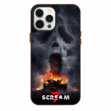 Scream 7 Ghostface Phone Case For iPhone Samsung Galaxy Pixel OnePlus Vivo Xiaomi Asus Sony Motorola Nokia - Ghostface House Burning Series Poster