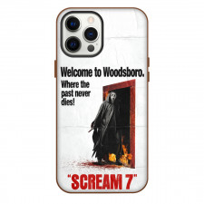 Scream 7 Ghostface Phone Case For iPhone Samsung Galaxy Pixel OnePlus Vivo Xiaomi Asus Sony Motorola Nokia - Ghostface Past Never Dies Phrase Poster