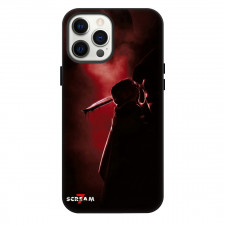Scream 7 Ghostface Phone Case For iPhone Samsung Galaxy Pixel OnePlus Vivo Xiaomi Asus Sony Motorola Nokia - Ghostface Red Silhouette Portrait Poster