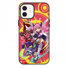 Sgt Frog Phone Case For iPhone Samsung Galaxy Pixel OnePlus Vivo Xiaomi Asus Sony Motorola Nokia - Sgt Frog Characters On Yellow Red Graphic Art Background