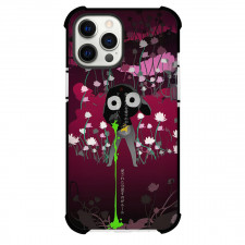 Sgt Frog Sargento Keroro Phone Case For iPhone Samsung Galaxy Pixel OnePlus Vivo Xiaomi Asus Sony Motorola Nokia - Sargento Keroro Surrounded By Lotus Flowers In A Dark Red Background