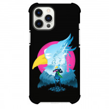 Shangri-La Frontier Sunraku Phone Case For iPhone Samsung Galaxy Pixel OnePlus Vivo Xiaomi Asus Sony Motorola Nokia - Sunraku Pink Blue Minimalist Art