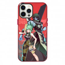 Shaman King Jun Tao Phone Case For iPhone Samsung Galaxy Pixel OnePlus Vivo Xiaomi Asus Sony Motorola Nokia - Jun Tao Anime Art Illustration On Red Background