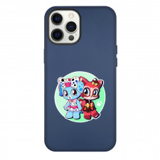 Shopkins Phone Case For iPhone Samsung Galaxy Pixel OnePlus Vivo Xiaomi Asus Sony Motorola Nokia - Blue Puppy And Pupkin Portrait Sticker