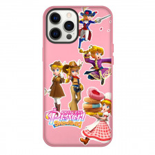 Princess Peach Showtime Phone Case For iPhone Samsung Galaxy Pixel OnePlus Vivo Xiaomi Asus Sony Motorola Nokia - Princess Peach Showtime Characters Chibi Art