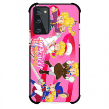 Princess Peach Showtime Phone Case For iPhone Samsung Galaxy Pixel OnePlus Vivo Xiaomi Asus Sony Motorola Nokia - Princess Peach Showtime Characters Comic Art On Pink Background
