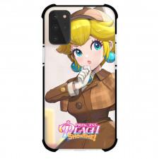 Princess Peach Showtime Peach Detective Phone Case For iPhone Samsung Galaxy Pixel OnePlus Vivo Xiaomi Asus Sony Motorola Nokia - Peach Detective Portrait On Cream Background