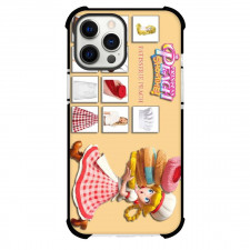 Princess Peach Showtime Peach Patissiere Swordfighter Phone Case For iPhone Samsung Galaxy Pixel OnePlus Vivo Xiaomi Asus Sony Motorola Nokia - Peach Patissiere Take Cookies On Cream Background