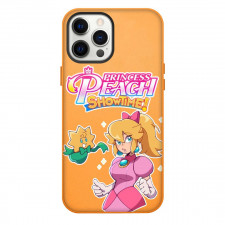 Princess Peach Showtime Peach Star Flower Phone Case For iPhone Samsung Galaxy Pixel OnePlus Vivo Xiaomi Asus Sony Motorola Nokia - Peach Star Flower Portrait Chibi Art