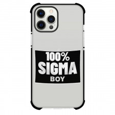 Sigma Boy Phone Case For iPhone Samsung Galaxy Pixel OnePlus Vivo Xiaomi Asus Sony Motorola Nokia - 100% Boy Tapestry Logo Sticker