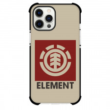 Skateboarding Element Case For iPhone Samsung Galaxy Pixel OnePlus Vivo Xiaomi Asus Sony Motorola Nokia - Element Logo Red Brown