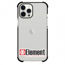 Skateboarding Element Case For iPhone Samsung Galaxy Pixel OnePlus Vivo Xiaomi Asus Sony Motorola Nokia - Element Skate For Life Red Black