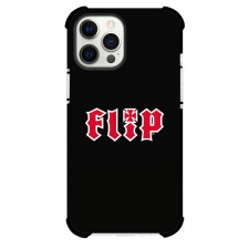 Skateboarding Flip Case For iPhone Samsung Galaxy Pixel OnePlus Vivo Xiaomi Asus Sony Motorola Nokia - Flip Logo Red Black