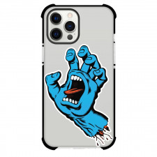 Skateboarding Santa Cruz Case For iPhone Samsung Galaxy Pixel OnePlus Vivo Xiaomi Asus Sony Motorola Nokia - Santa Cruz Blue Hand Illustration