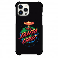 Skateboarding Santa Cruz Case For iPhone Samsung Galaxy Pixel OnePlus Vivo Xiaomi Asus Sony Motorola Nokia - Santa Cruz Earth Blowing Up Illustration