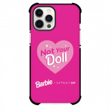 SkinnyDip Barbie Phone Case For iPhone Samsung Galaxy Pixel OnePlus Vivo Xiaomi Asus Sony Motorola Nokia - Barbie x Skinnydip Not Your Doll Heart Pink Feminist Poster