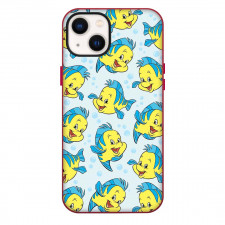 SkinnyDip Disney Phone Case For iPhone Samsung Galaxy Pixel OnePlus Vivo Xiaomi Asus Sony Motorola Nokia - Disney x Skinnydip Flounder Little Mermaid Blue Ocean Cute Pattern Poster