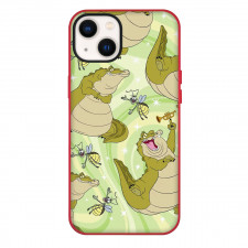 SkinnyDip Disney Phone Case For iPhone Samsung Galaxy Pixel OnePlus Vivo Xiaomi Asus Sony Motorola Nokia - Disney x Skinnydip Louis Ray Princess And The Frog Swamp Green Pattern Poster