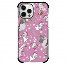SkinnyDip Disney Phone Case For iPhone Samsung Galaxy Pixel OnePlus Vivo Xiaomi Asus Sony Motorola Nokia - Disney x Skinnydip Olaf And Sven Christmas Pattern Art Poster