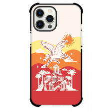 SkinnyDip Hercules Phone Case For iPhone Samsung Galaxy Pixel OnePlus Vivo Xiaomi Asus Sony Motorola Nokia - Hercules x Skinnydip Pegasus Sunset Greek City Retro Poster